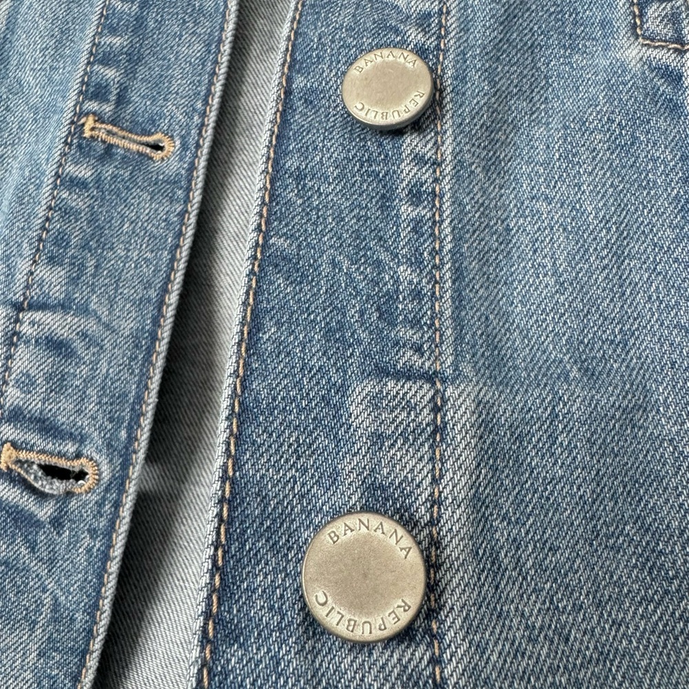 Banana Republic Classic Blue Denim Jacket - Picture 6 of 8